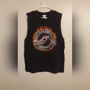 Size L-Vintage 00s Orange County Choppers Sleveless Shirt